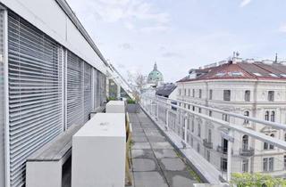 Büro zu mieten in Argentinierstraße 22/7.Stock, 1040 Wien, Klimatisierte Dachgeschoss-Bürofläche nahe dem Karlsplatz