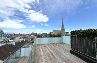 Wohnung mieten in Graben, 1010 Wien, UNBEFRISTETE 2 Zimmer Wohnung mit Terrasse und Blick auf den Stephansdom in 1010 Wien!