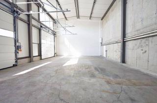 Lager mieten in Langenlebarn, 3425 Langenlebarn-Unteraigen, Produktionsfläche mit Büro bzw. Ausstellungsräume | ebenerdige Einfahrt durch drei Sektionaltore | Parkplätze & Luftwärmepumpe