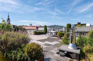 Maisonette mieten in Taubenmarkt, 4020 Linz, Linz Taubenmarkt: Exklusive Maisonette mit 160 m² Dachterrasse & Zwei Balkonen