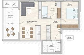 Wohnung kaufen in Wollgrasweg, 6830 Rankweil, Tolle 3-Zimmer-Terrassenwohnung (TOP 4) in Rankweil-Brederis, Wollgrasweg