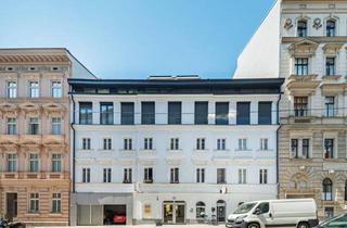 Maisonette kaufen in Hirschengasse, 1060 Wien, Lichtdurchflutete Dachwohnung mit Traumterrasse, Garage & perfektem Grundriss – in begehrter Lage beim Loquaiplatz