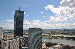 Wohnung mieten in Donau, 1220 Wien, Mischek Tower: Klimatisierte 3 Zimmer + Loggia mit Weitblick!