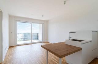Wohnung mieten in Kurbadstraße, 1100 Wien, TABA Tower - Möbliertes Serviced Apartment mit grandiosem Fernblick direkt an der U1 Oberlaa - begehbarer Kleiderschrank, inkl. Heizung, Kühlung, Strom, Internet und Fitnessraum!
