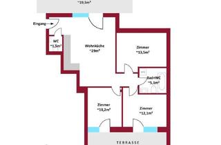 Penthouse kaufen in 1100 Wien, JETZT NOCH WÜNSCHE EINBRINGEN! DG Neubau/Erstbezug I Balkon + Terrasse + Dachterrasse I Schlüsselfertig I Luftwärmepumpe inkl. Kühlung