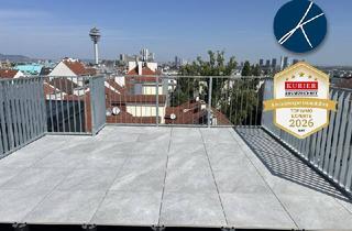 Wohnung kaufen in 1100 Wien, Superprojekt: ''Über den Baumwipfeln" TOP 52 mit PANORAMA-DACHTERRASSE & WIEN-BLICK