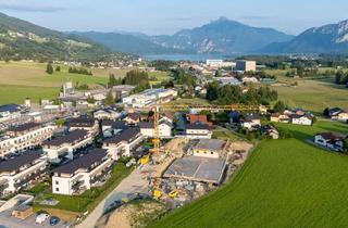 Wohnung kaufen in Am Weißen Stein C 02, 5310 Mondsee, BAUSTART ERFOLGT - PROVISIONSFREI! Mondsee 2 Zi. Gartenwohnung mit ca. 90 m² Garten - BAURECHTOBJEKT