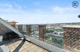 Maisonette kaufen in Guglgasse, 1110 Wien, Traumhafte 3-Zimmer-Maisonette mit 3 Terrassen über 2 Etagen (13./14. Stock) im Gasometer