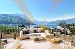 Wohnung kaufen in 4810 Gmunden, ERSTBEZUG! Klimatisierte 3-Zimmer-Wohnung mit Wintergarten und Traunseeblick in Gmunden zu verkaufen!