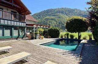 Einfamilienhaus kaufen in 4802 Ebensee, ANKOMMEN & GENIEßEN - Herrliches Einfamilienhaus mit Pool und Blick ins Grüne - zentrale Lage - ZWEITWOHNSITZ