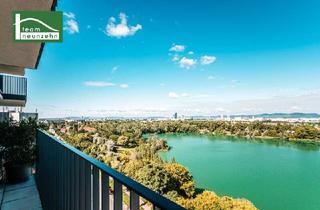 Wohnung kaufen in Edith Kramer Weg, 1220 Wien, Bestlage am Wasser - direkt beim Hirschstettner Badeteich mit vermutlich der besten Aussicht Wiens! Ein Balkon zum Verlieben!