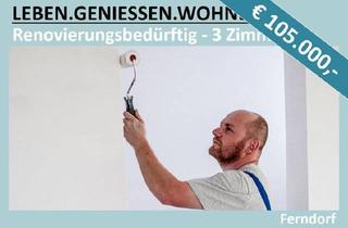 Wohnung kaufen in 9702 Ferndorf, FERNDORF - RENOVIERUNGSBEDÜRFTIGE 3 ZIMMER BALKONWOHNUNG
