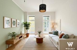 Wohnung kaufen in Johnstraße, 1150 Wien, Lichtdurchflutete 2-Zimmer-Altbauwohnung mit Balkon ins Grüne – Innenhof-Ruhelage | U3 Johnstraße | Lift vorhanden