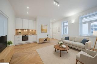 Wohnung kaufen in Sturzgasse 44/28-29, 1150 Wien, Kompakte Eleganz: Stilvoll sanierte Altbauwohnung in ruhiger Lage