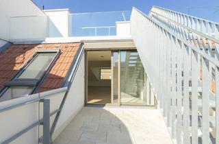 Wohnung mieten in Lerchenfelder Straße, 1080 Wien, Über den Dächern der Josefstadt | DG Wohntraum mit privater Dachterrasse & Klimaanlage | 4,5 Meter Raumhöhen!