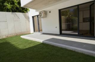 Wohnung mieten in Johann Weber Strasse 19, 1210 Wien, Erstbezug-Gartenwohnung mit Klimaanlage, weißer Miele Küche & Garagenplatz in Wien-Stammersdorf