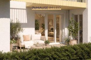 Wohnung kaufen in 2333 Leopoldsdorf, FÜR ANLEGER // Zuhause IM LEO | Schöne 1 Zimmer Gartenwohnung mit Terrasse | Tiefgarage im Gebäude | Hauptstraße | Sommer 2029 | Top 6-7