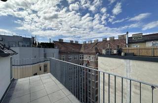 Wohnung mieten in Jadengasse, 1150 Wien, JADENHOF - TOP 4-Zimmer-Wohnung - GEKÜHLT - MODERNE DG WHG NÄHE U3 mit Balkon