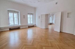 Büro zu mieten in Alter Platz, 9020 Klagenfurt, 360 TOUR / Multifunktional nutzbares 5-Zimmer- Stilaltbaubüro (Lift) in historischen Barcockgebäude