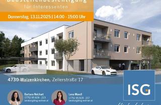 Wohnung mieten in Zellerstraße 17, 4730 Waizenkirchen, Bezugsfertig! 2-Zimmer Whg. im UG mit Carport, Top 2, Mietkauf - Erstbezug!