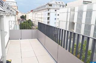 Wohnung mieten in Stolberggasse, 1050 Wien, Geräumige Dachgeschosswohnung mit Balkon im Herzen Magaretens