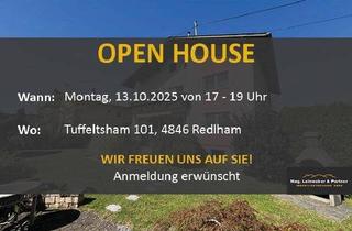 Mehrfamilienhaus kaufen in 4846 Redlham, OPEN HOUSE! Großzügiges leistbares Wohnhaus mit 3 getrennte Wohneinheiten, Traumgarten, Doppelgarage und vielen Parkplätzen Tuffeltsham in Redlham
