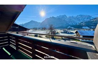 Wohnung kaufen in 5431 Kuchl, Blick in die Berge: 3 Zimmer-Dachgeschoss-Wohnung mit Balkon