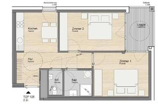 Wohnung mieten in Andechsstraße 80, 6020 Innsbruck, Moderne 2,5-Zimmerwohnung (WG tauglich) in Pradl zu vermieten
