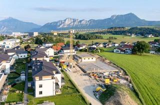Wohnung kaufen in Am Weißen Stein, 5310 Mondsee, BAUSTART ERFOLGT! Exklusive 3 Zi. Wohnung mit großem Sonnenbalkon, Mondsee im BAURECHTOBJEKT - PROVISIONSFREI