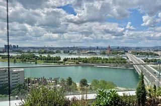 Wohnung kaufen in Donau, 1220 Wien, Exklusives City-Refugium am Wasser: Den schönsten Ausblick auf Stephansdom, Prater & Neue Donau