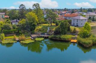 Einfamilienhaus kaufen in 1100 Wien, 2333 Leopoldsdorf, Leben, wo andere Urlaub machen - Zuhause am privaten See - Provisionsfrei