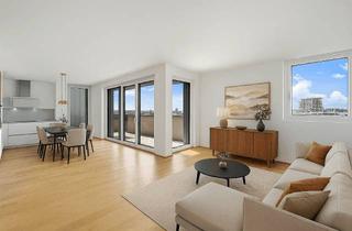 Wohnung kaufen in Vorgartenstraße 120A, 1020 Wien, Provisionsfrei: Exklusive 3-Zimmer-Dachgeschosswohnung mit 2 Terrassen & Panoramablick – Vorgartenstraße 120A, 1020 Wien