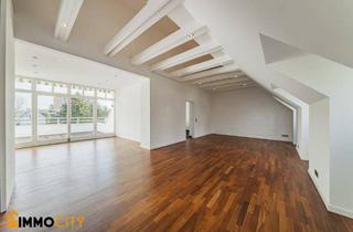 Wohnung mieten in Speisinger Straße, 1130 Wien, Exklusiv und perfekt aufgeteilte Dachgeschoßwohnung 92 m², 2 Zimmer + 16 m² südostseitige Terrasse in zentraler Lage, Speisinger Straße, Klimatisiert