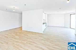 Wohnung mieten in 1100 Wien, Sonnwendviertel: 1-Zimmer-Wohnung mit Balkon im 18. OG – Fitnessraum, Co-Working & Rooftop-Terrasse inklusive!