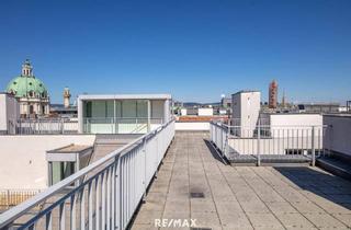Maisonette kaufen in 1040 Wien, Penthouse - mit Dachterasse - Palais-Charme