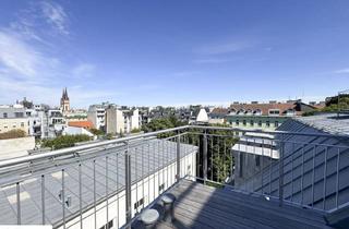Wohnung kaufen in Halbgasse 20/25, 1070 Wien, Traumblick! Urbanes Wohnen- 1,5-Zimmer-Juwel im 7. Bezirk mit riesiger Dachterrasse