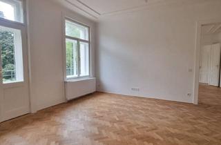 Wohnung mieten in 1040 Wien, Erstbezug - Altbau mit Balkon - Blick in den Drasche Park