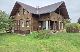 Haus kaufen in 8472 Straß in Steiermark, Holzblockhaus mit Vollkeller in guter Lage
