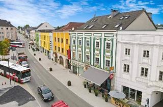 Anlageobjekt in 4650 Lambach, Anlageimmobilie 4,3% Rendite - Zinshaus-Anteil eines Wohn- und Geschäftshauses direkt am Marktplatz!
