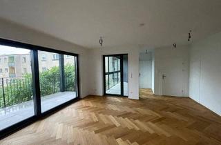 Wohnung kaufen in 1050 Wien, SCHMÜCKSTÜCK IM DACHGESCHOSS! 2 Zimmer - Terrasse - Loggia - Erstbezug!