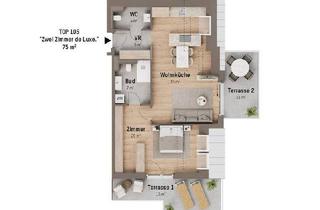Penthouse kaufen in Tamariskengasse 34, 1220 Wien, 1220, Tamariskengasse, Beim Mühlwasser, nur 3 Fahrradminuten zur U2, 2-Zimmer-Eigentumswohnung