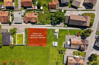 Grundstück zu kaufen in Mühlebacherstraße, 6850 Dornbirn, Platz für Inspiration und Lebensfreude: 400-650 m² Fläche zur freien Gestaltung