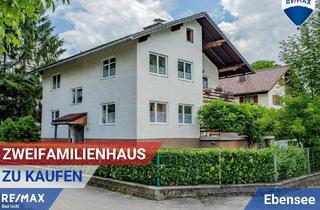 Haus kaufen in 4802 Ebensee, Wohnen am Traunsee! Parifiziertes Zweifamilienhaus mit großem Garten, KFZ-Stellplätzen, Carport und Garage