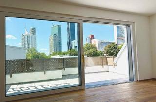 Wohnung kaufen in Donau, 1220 Wien, PROVISIONSFREI! Traumhafte DG-Wohnung – 2 Terrassen – Fitnessraum – PKW-Stellplatz – Erstbezug nahe Donau & UNO City