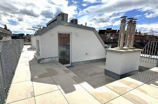 Wohnung mieten in Salesianergasse, 1030 Wien, ERSTBEZUG, Salesianergasse, klimatisiertes 91 m2 Dachgeschoss mit 33 m2 Terrasse, Wohnküche, 2 Zimmer, Botschaftsviertel