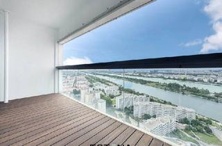 Wohnung kaufen in Wagramer Straße, 1220 Wien, Außergewöhnliches Zuhause am Wasser mit Blick über Wien | Provisionsfrei