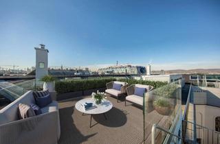 Penthouse kaufen in 1010 Wien, Modern Arts hoch über Wien: Cooles Penthouse mit Dachterrasse!