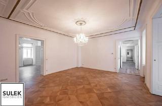 Wohnung mieten in Wehrgasse, 1050 Wien, Vielfältige Nutzungsmöglichkeiten: 7 Zimmer, separate Küche, Innenhofterrasse - sanierte Altbauwohnung unbefristet mieten!