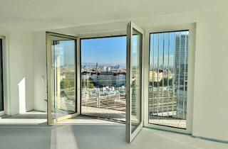 Wohnung kaufen in 1100 Wien, Ganz oben - Traumblick! Provisionsfrei - Hauptbahnhof - 3 Zimmer auf 2 Ebenen mit hochwertiger Ausstattung