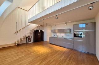 Maisonette kaufen in Michelbeuerngasse, 1090 Wien, 360 Tour / Einzigartige, architektonisch ansprechende, schick-moderne 2-Zimmer-Dachterrassen-Maisonettewohnung in bester Lage